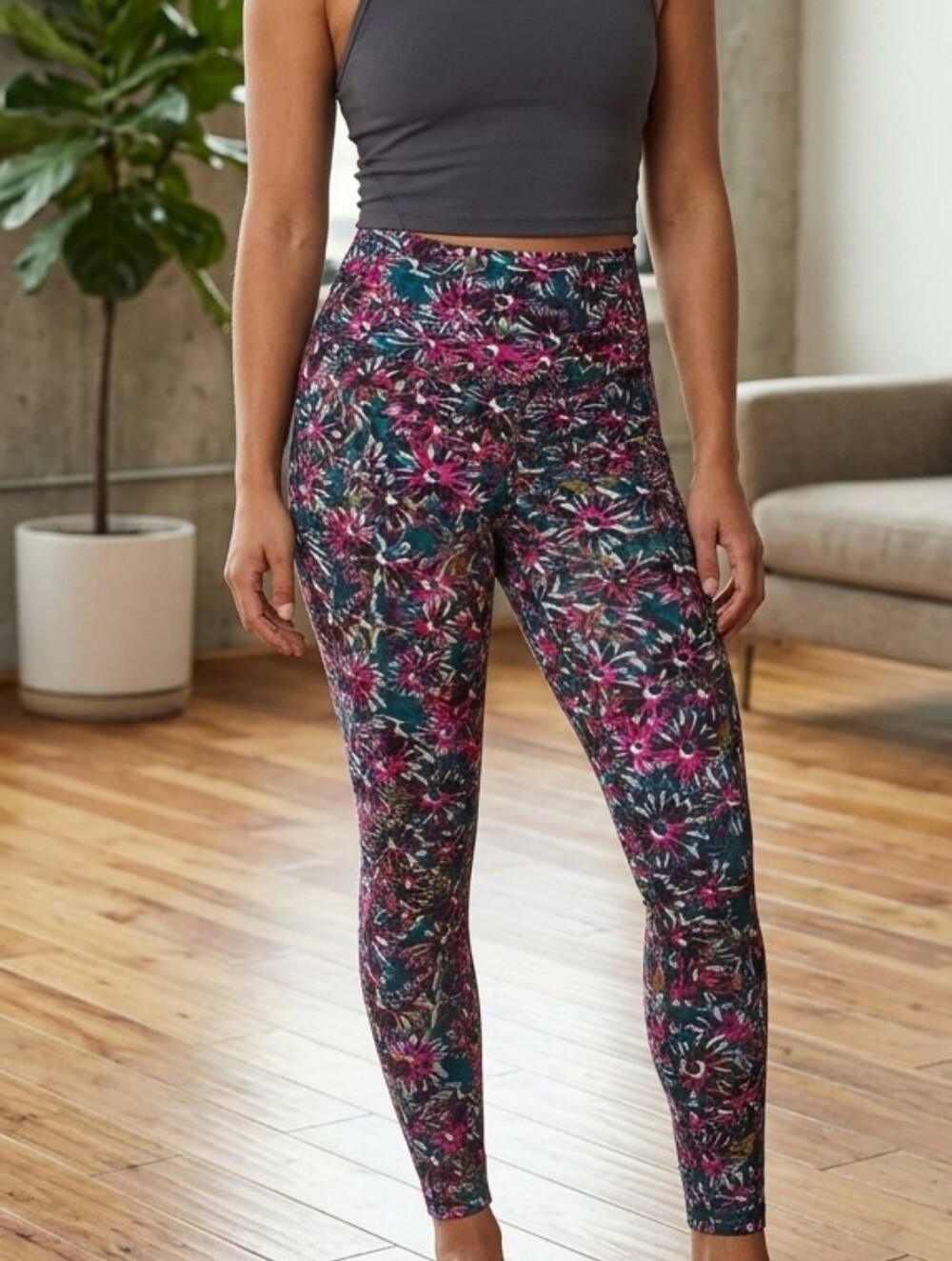 Lululemon Floral Leggings